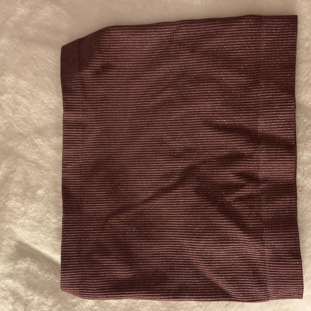 urban outfitters purple sparkle tube top!